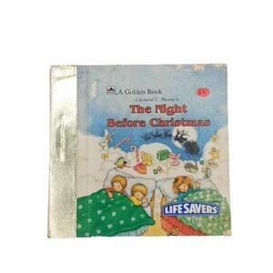 Mini Life Savers Ornament Book 1987 The Night Before Christmas Vintage Miniature